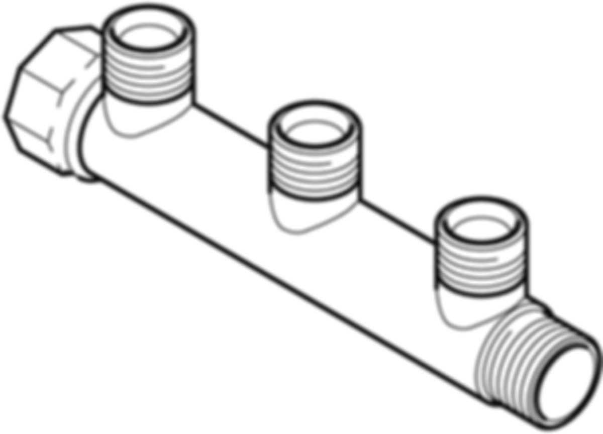 Mepla Verteiler dreifach