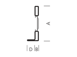 Profilstahlrohr Forster Nr. 520.701 ZM - 70/8/20/1.5 mm