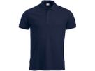 CLIQUE MANHATTAN Poloshirt Gr. M - dark navy, 65% PES / 35% CO, 200 g/m2