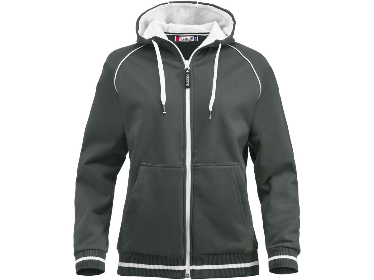 CLIQUE GRACE Sportl. Kapuzen-Sweatjacke - für Damen, 80% Polyester, 20% Baumwolle