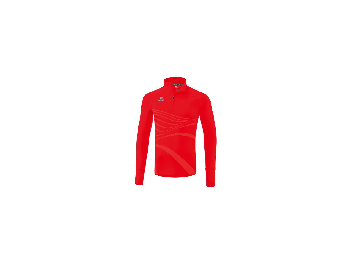 Racing Longsleeve Herren/Kinder - Farbe: rot, 100 % recyceltes Polyester
