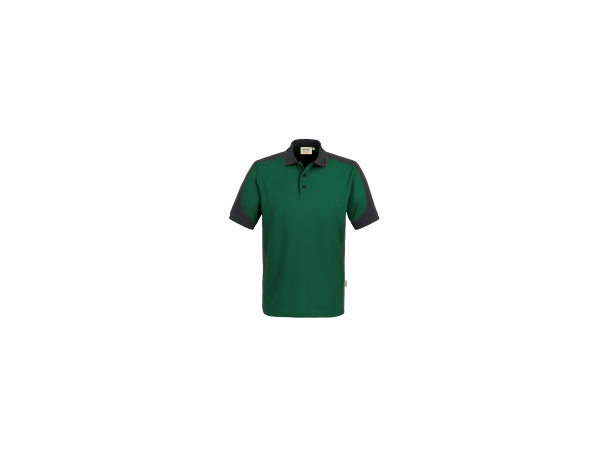 Poloshirt Contrast Perf. 6XL tanne/anth. - 50% Baumwolle, 50% Polyester, 200 g/m²