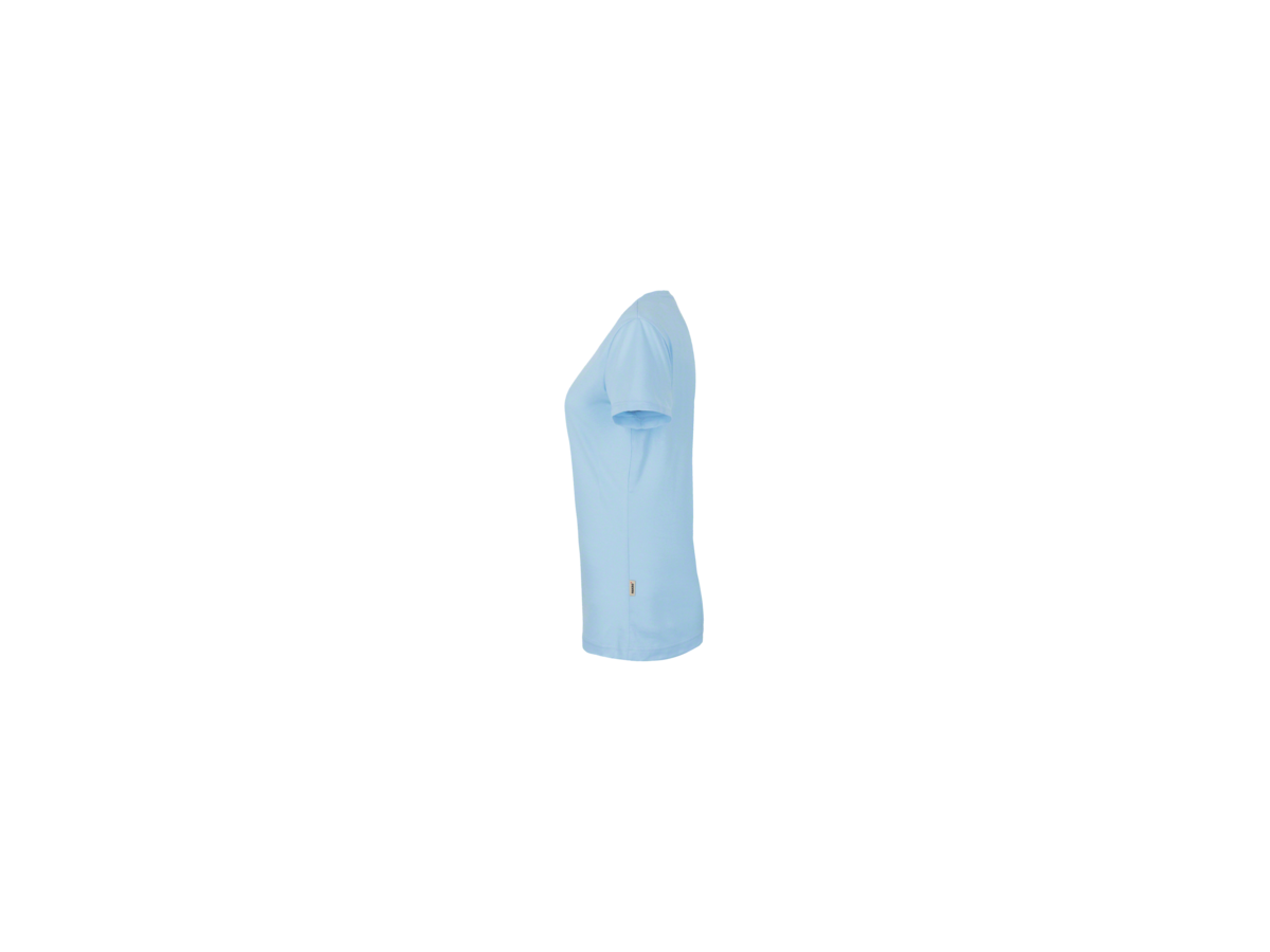 Damen-V-Shirt Perf. Gr. 2XL, eisblau - 50% Baumwolle, 50% Polyester, 160 g/m²