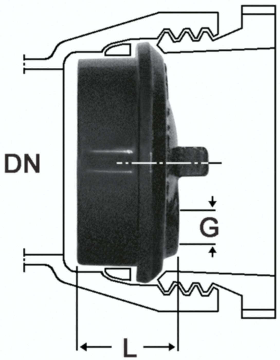Verschlusszapfen zu Schraubmuffe - Fig. 2393