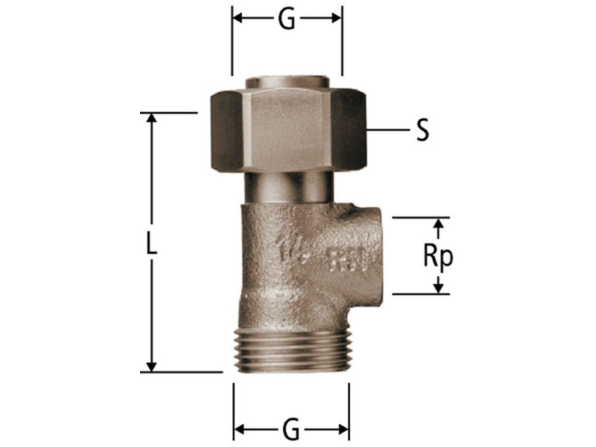 Optiflex T-Stück - für Verteiler 86002,86023
