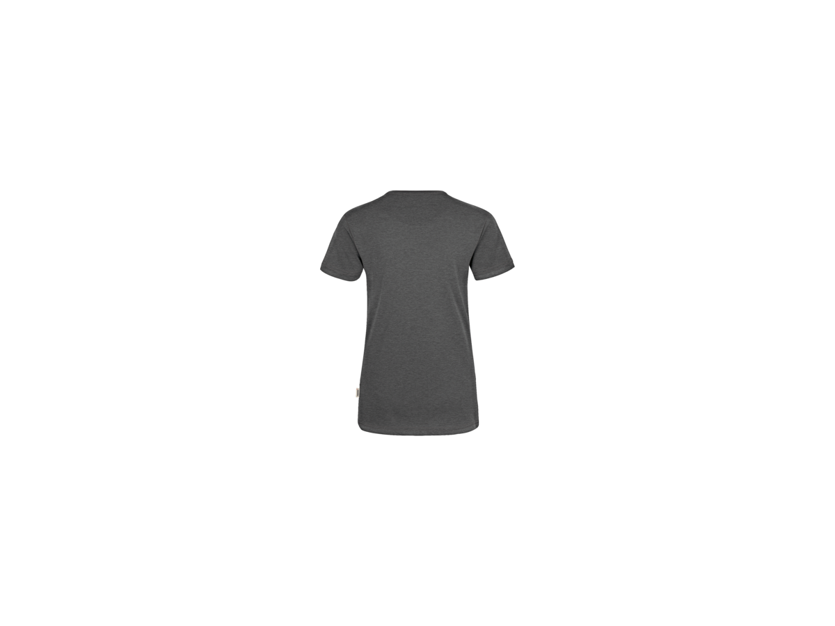 Damen-V-Shirt Perf. 5XL anth. mel. - 50% Baumwolle, 50% Polyester, 160 g/m²