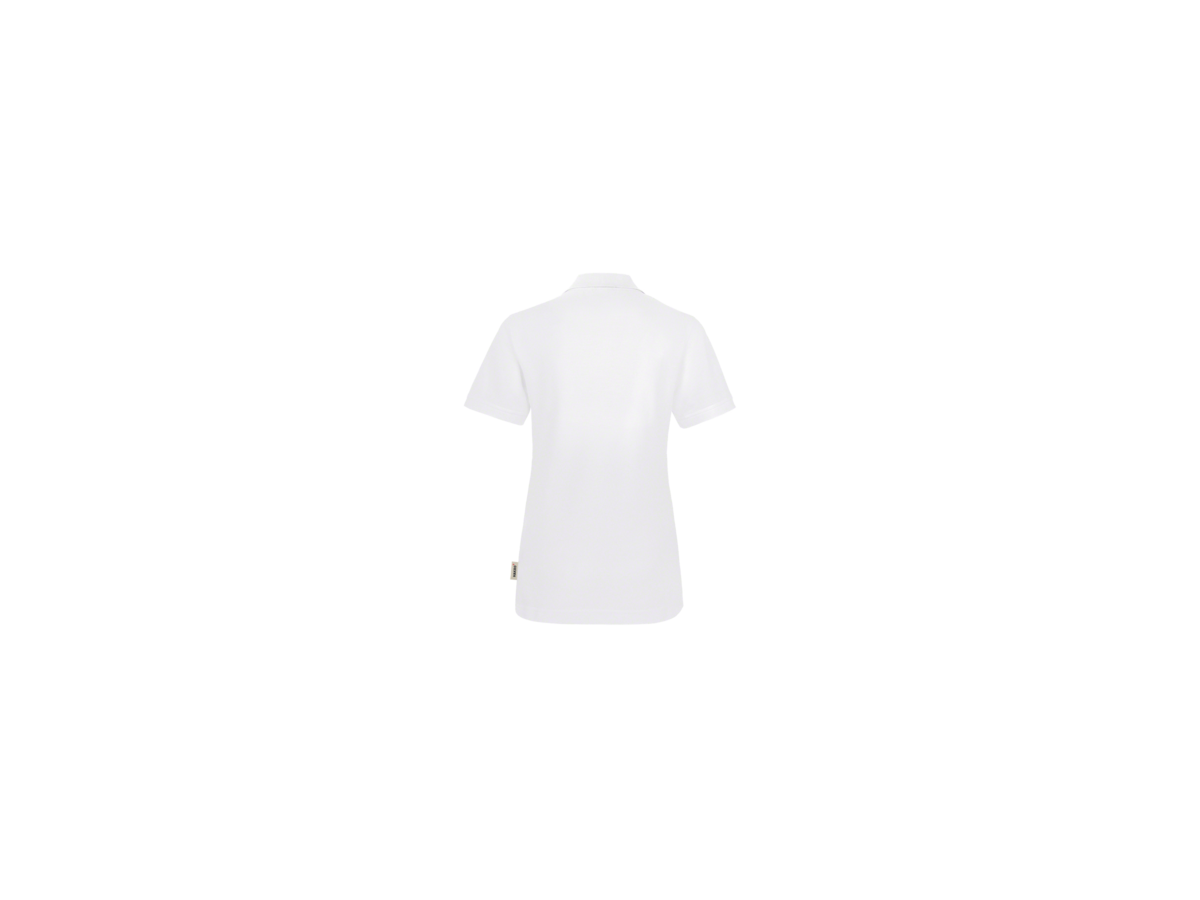 Damen-Poloshirt Perf. Gr. XL, weiss - 50% Baumwolle, 50% Polyester, 200 g/m²
