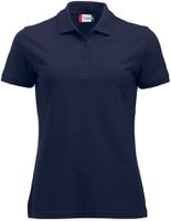 CLIQUE MANHATTAN LADIES Poloshirt Gr.2XL - dunkelmarine, 65% PES / 35% CO, 200 g/m2