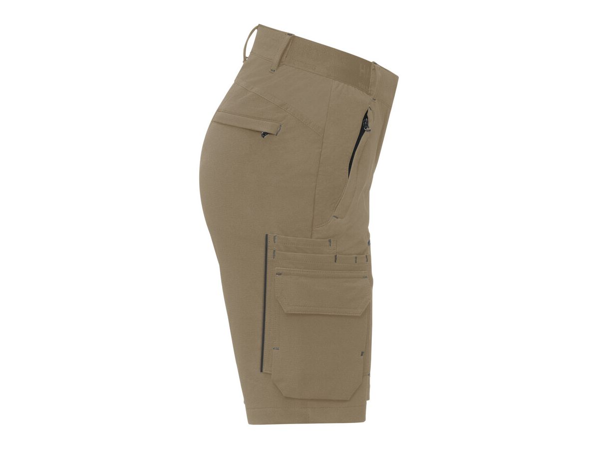 Damen Activeshorts, Gr. XS - khaki