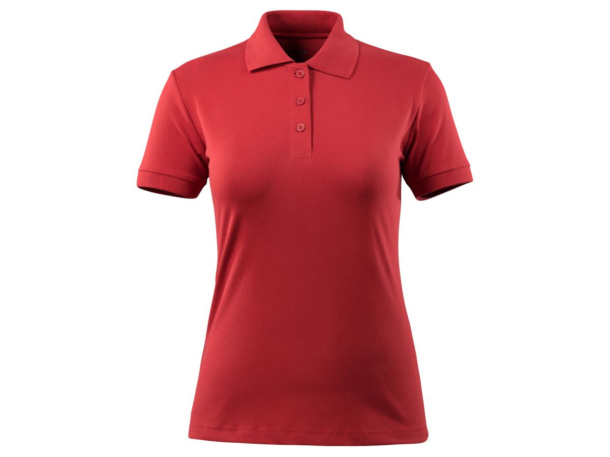 GRASSE Damen Polo-Shirt, Gr. L - rot, 95% CO/5% EL, 220 g/m2