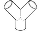 Geberit PE Hosen-T 60°