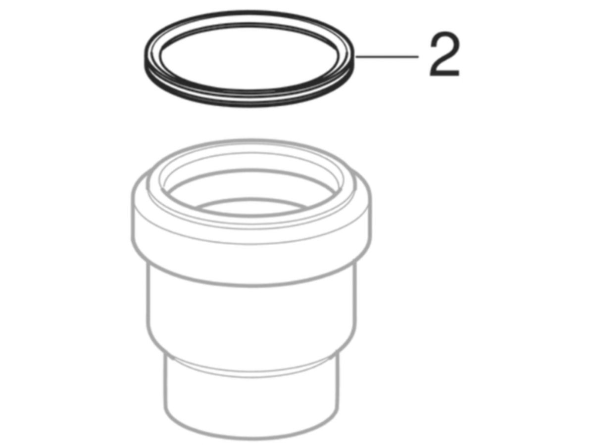 Geberit Lippendichtung: d=125mm