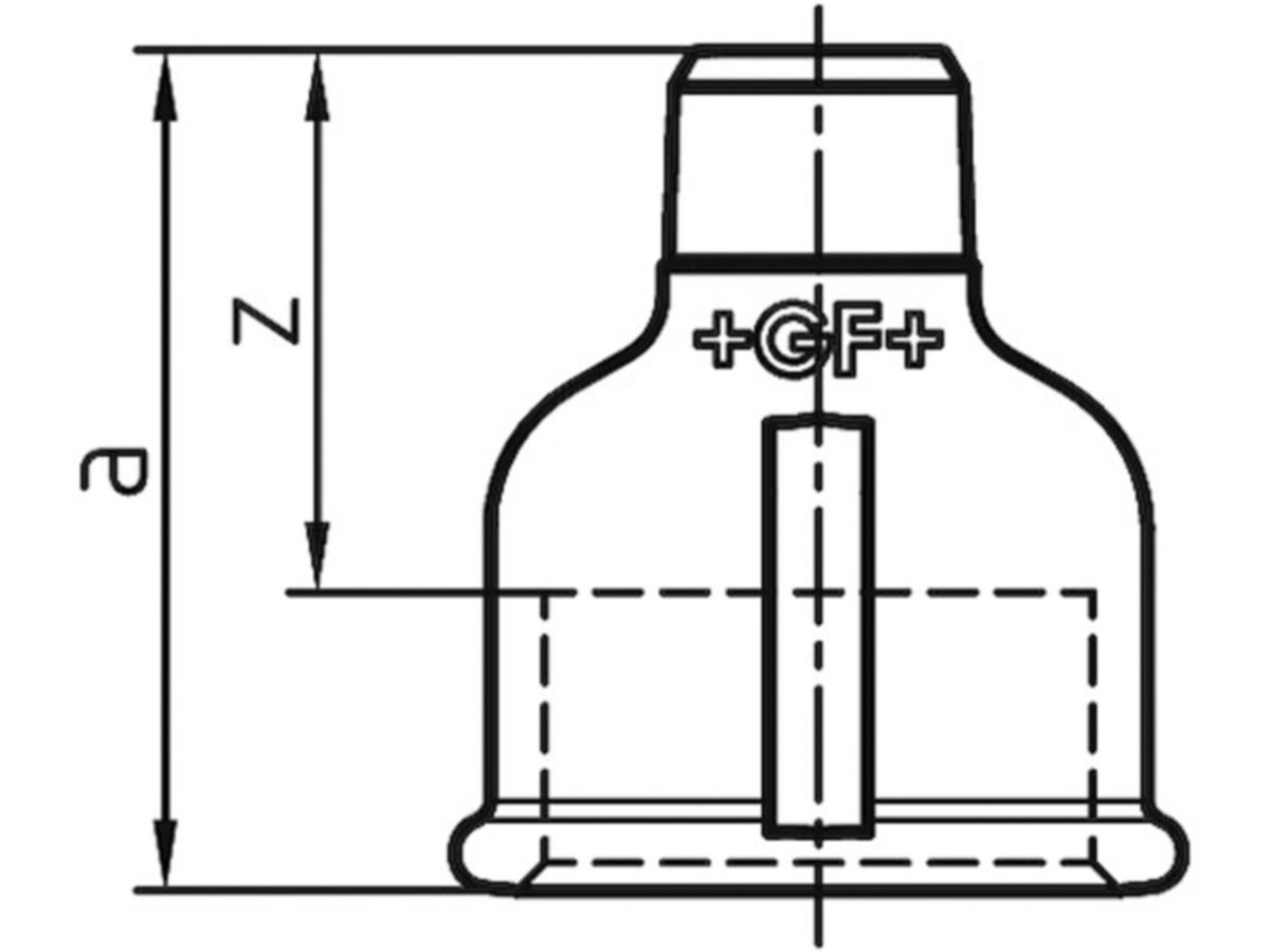 Muffe red. +GF+ verz. 246 11/4- 3/4"