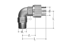 Sanipex Bogen mit AG     1"-32
