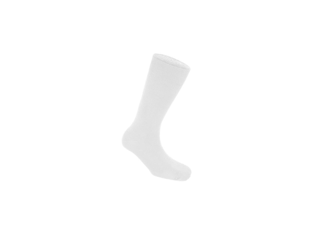 Socken Premium, Gr. S, weiss - Mix aus Bio-Baumwolle, Polyamid, LYCRA