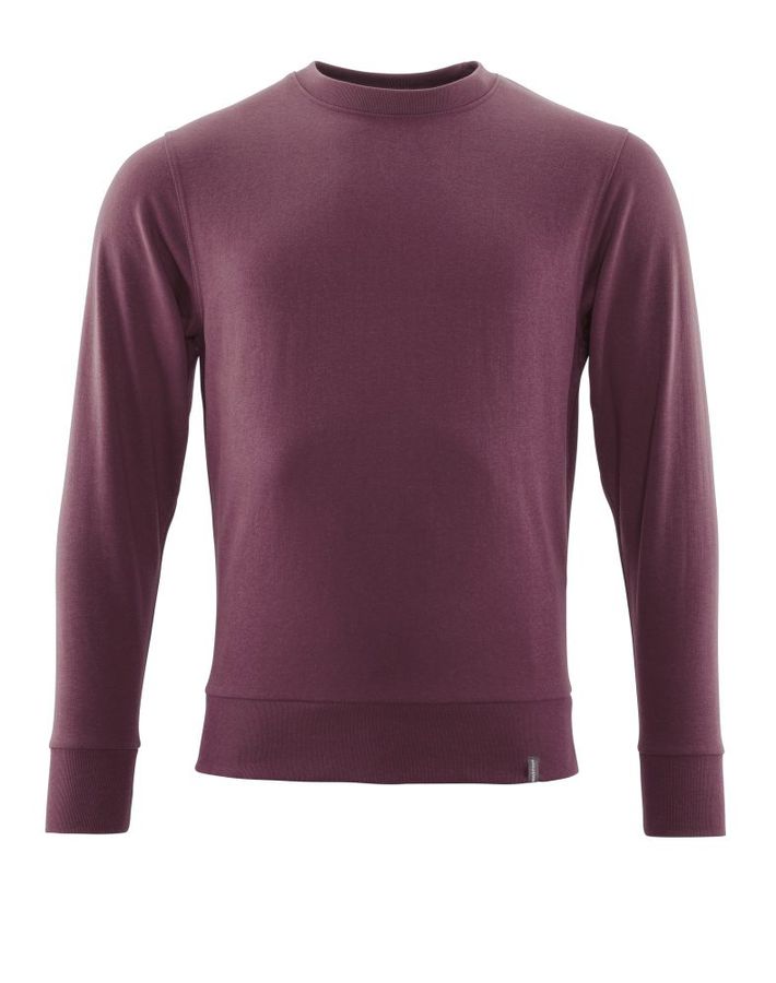 MASCOT® Sweatshirt, bordeaux L - 60% Bio-Baumwolle/40% Recyceltes Poly