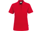 Damen-Poloshirt Classic Gr. L, rot - 100% Baumwolle, 200 g/m²