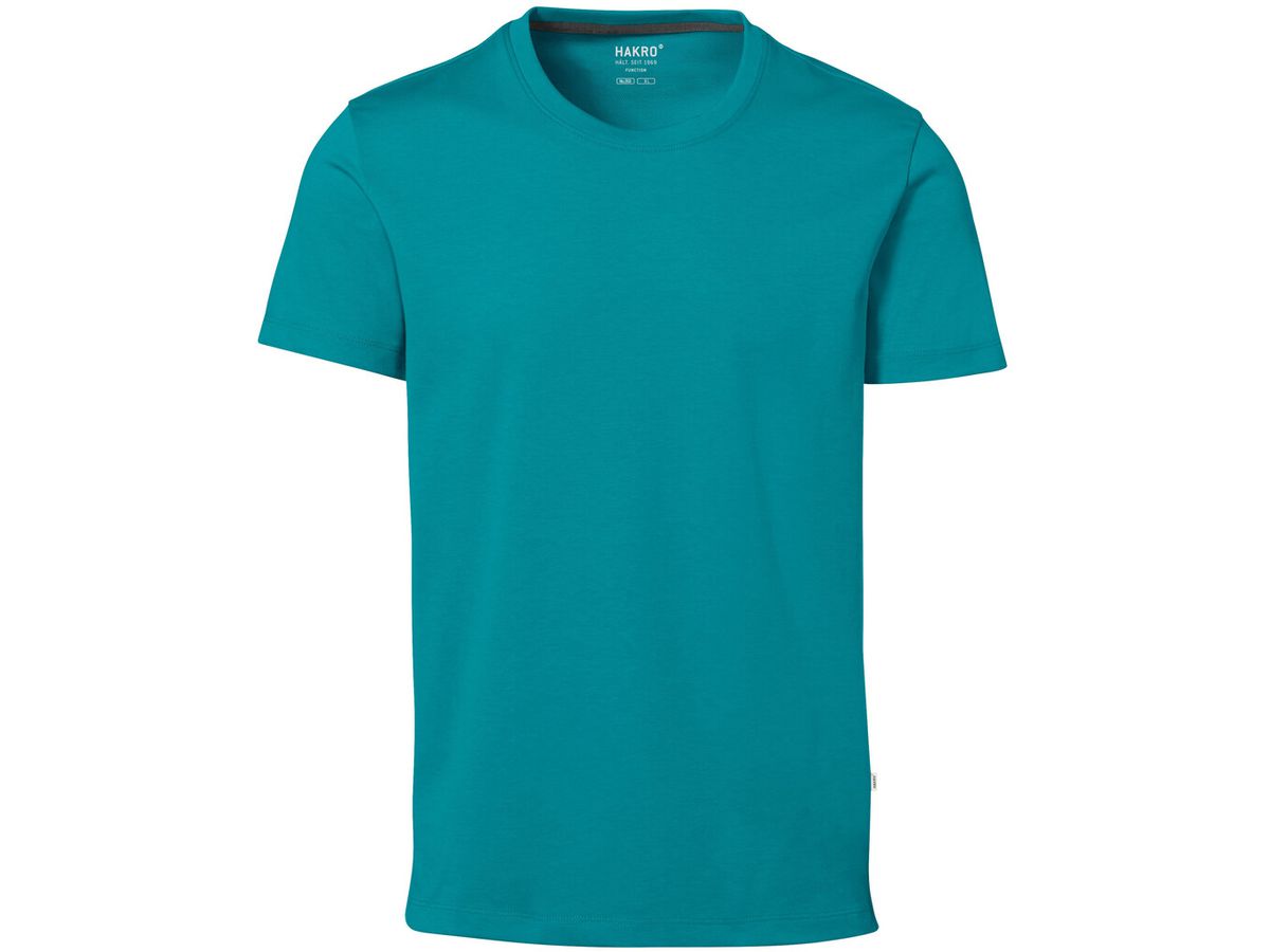 T-Shirt Cotton Tec Gr. S - smaragd, 50% CO / 50% PES, 185 g/m²