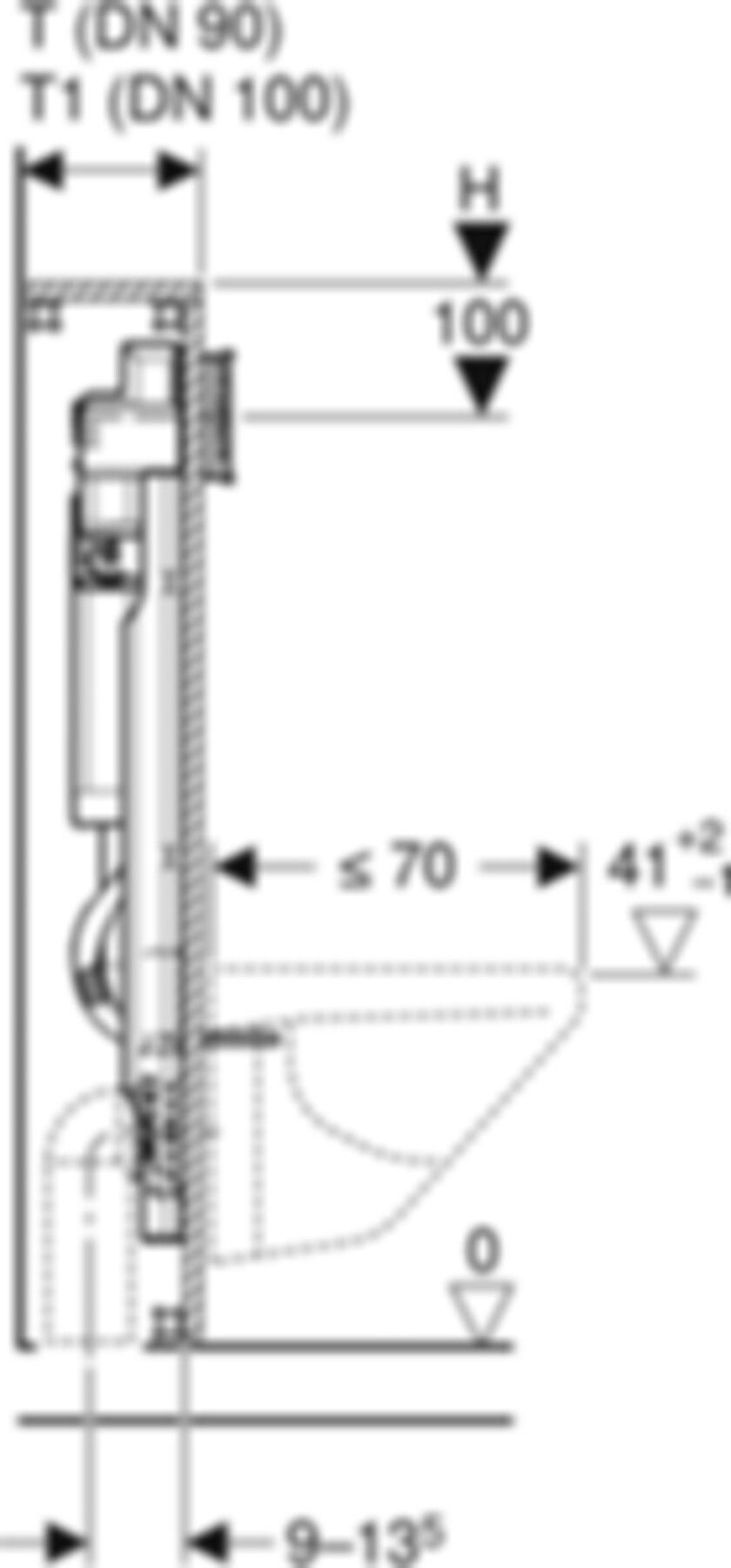 GIS Wand-WC-Element