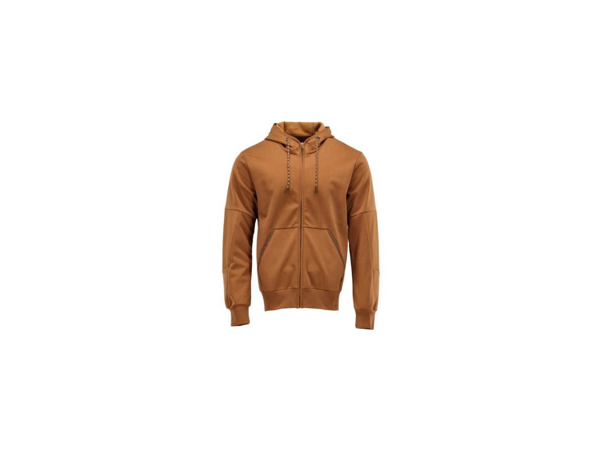 Kapuzensweatshirt mit Reissverschluss - 65% PES / 27% BW,8PU, 260 g/m2