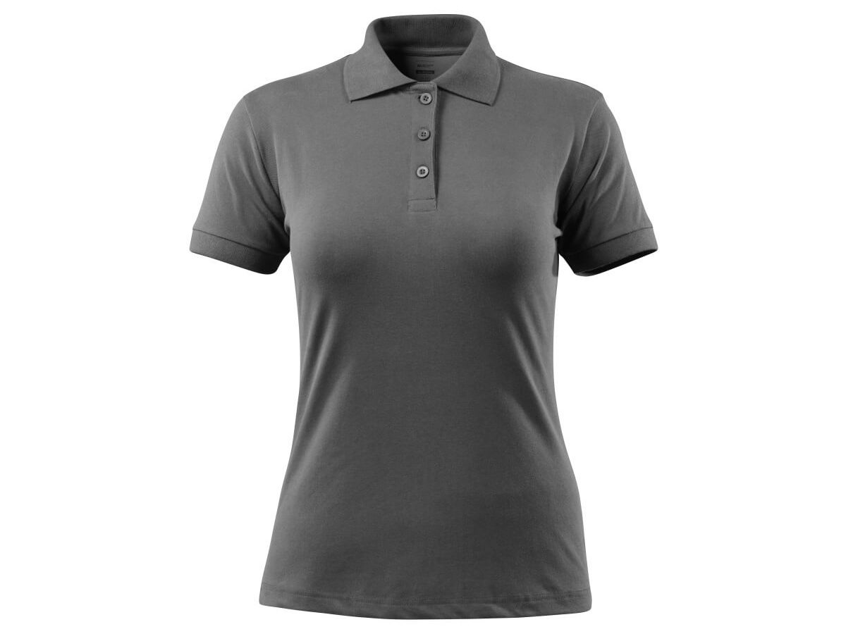 GRASSE Damen Polo-Shirt, Gr. 3XL - dunkelanthrazit, 95% CO/5% EL, 220 g/m2