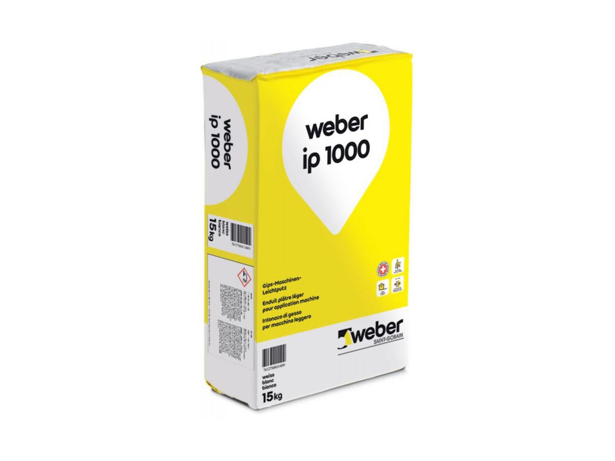 Weber ip 1000 - Gips-Maschinen-Leichtputz