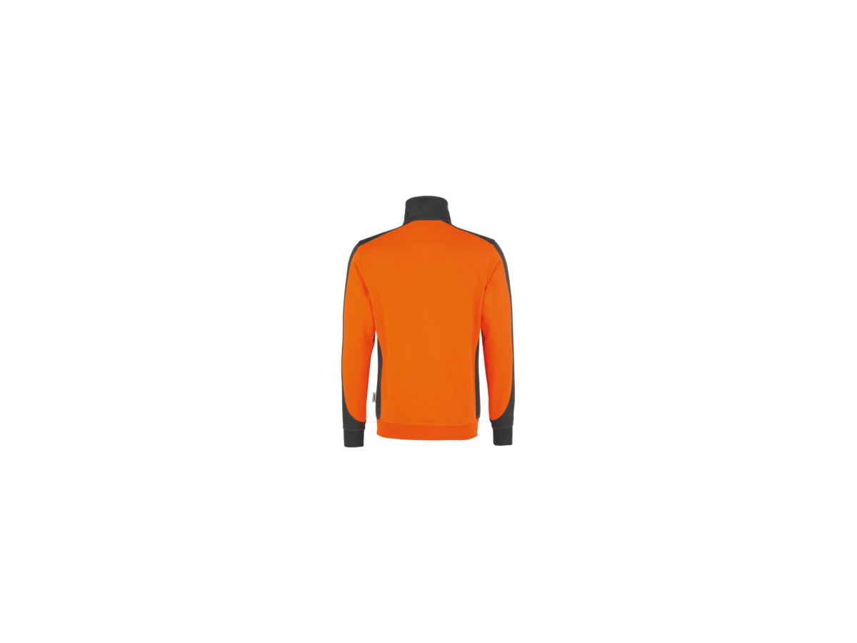 Zip-Sweatsh. Co. Perf. 5XL orange/anth. - 50% Baumwolle, 50% Polyester, 300 g/m²