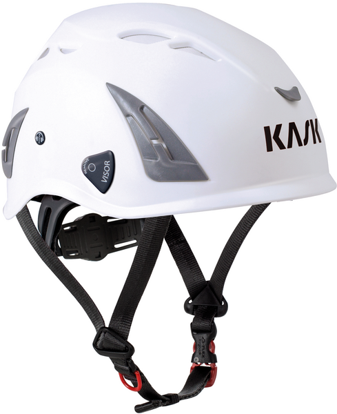 Kask-Helm Plasma AQ, weiss - mit Verstellrad, EN 397 Kat. II