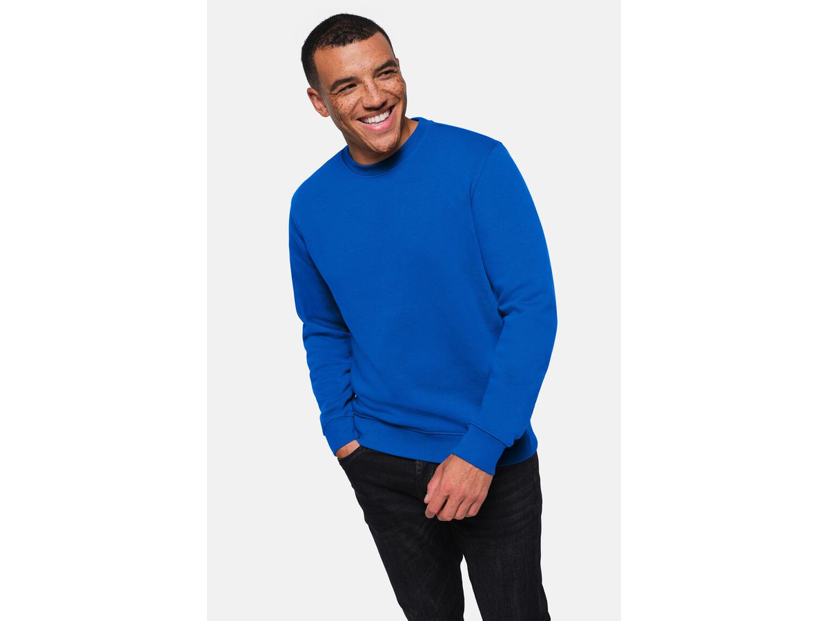 Sweatshirt Bio-Baumwolle GOTS Gr. 2XS - royalblau,75% Baumw.(Bio),25% Poly.recyc