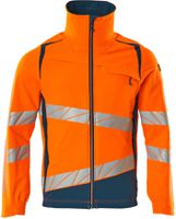 Jacke ultimate Stretch, Gr. 2XL - hi-vis orange/dunkelpetroleum
