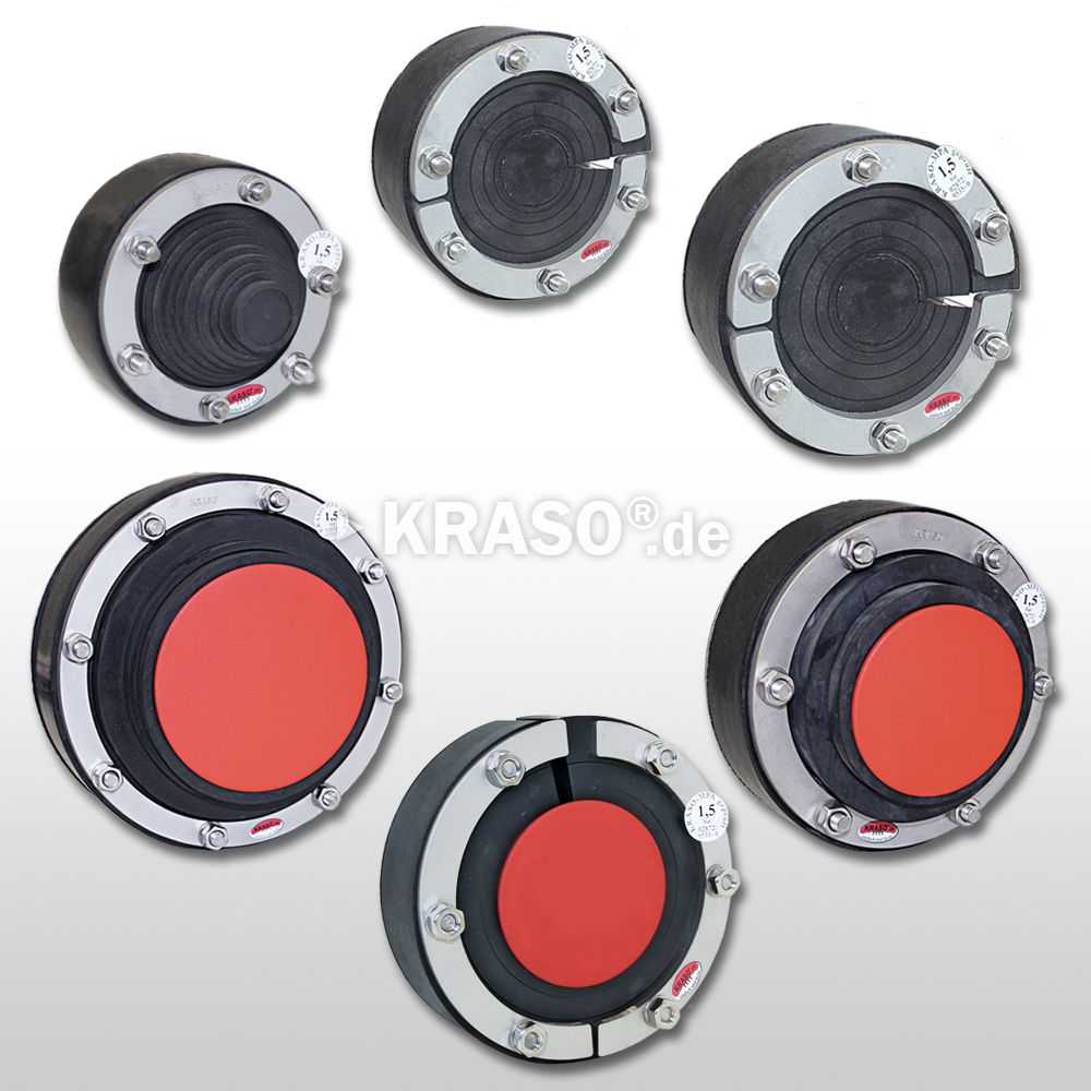 Kraso Dichteinsatz Universal bis 1.5 bar - Edelstahl, 40 mm Dichtung