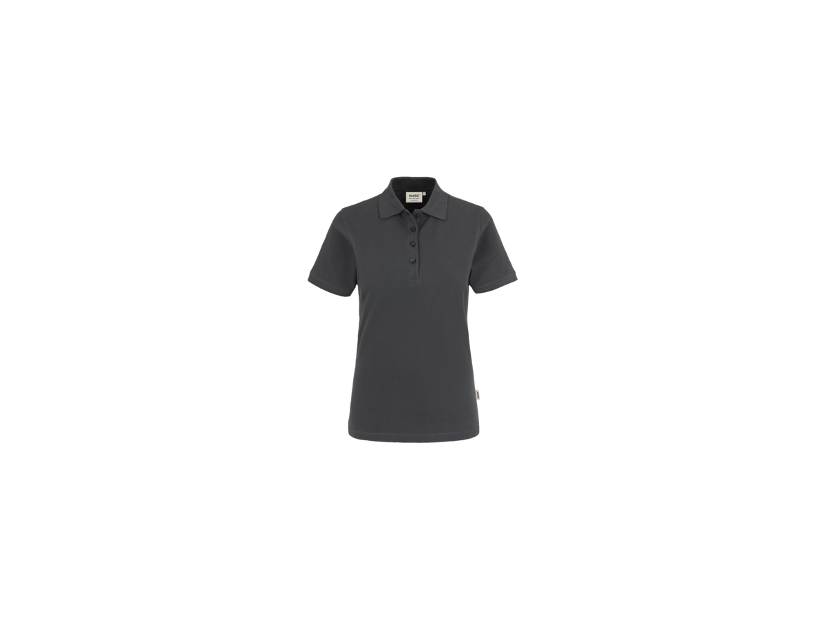 Damen-Poloshirt Classic Gr. M, anthrazit - 100% Baumwolle, 200 g/m²