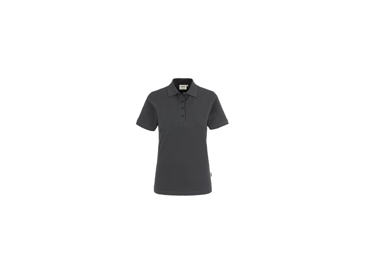 Damen-Poloshirt Classic Gr. S, anthrazit - 100% Baumwolle, 200 g/m²